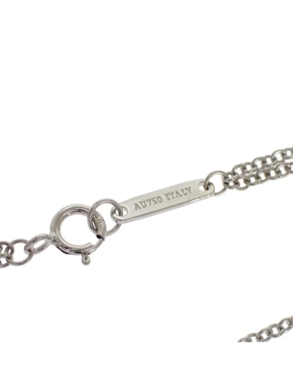 Tiffany & Co Love Heart Tag Key Return to Tiffany Bracelet 18k White Gold